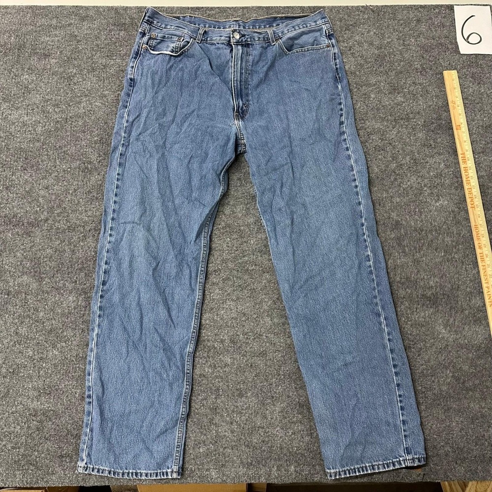Levi's Jeans Mens Size 42 Blue 550 Relaxed Fit Cotton Denim Medium Wash Pants